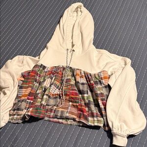 Pilcro Plaid Hoodie